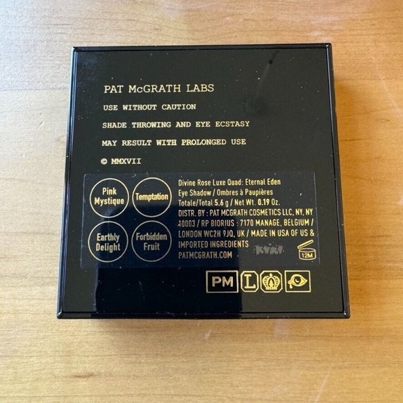 Pat McGrath Labs Divine Rose Luxe Eye Shadow Quad ETERNAL EDEN 5.6g NEW - Picture 6 of 6